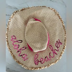 Straw hat.